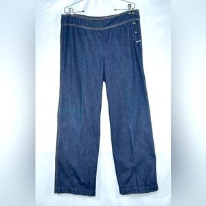 LRL Lauren Jeans Co. Nolita Dark Wash Denim Jeans Nautical Preppy‎ Y2K Sz 12